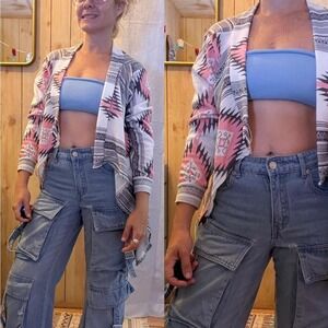 3 FOR $15 DEAL / Tribal open cardigan size small -‎ PVBUNDLE